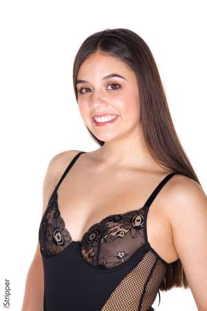 Stripper Picture of Lucy Doll - Lucy Doll is a gorgeous porn star that is currently residing in LA. As most porn stars Lucy got her first taste of the limelight when she got a job as an exotic dancer to pay her way through college. A sociology degree later and Lucy is still getting naked on stage for a living! Stripping allowed Lucy to discover it turned her on immensely to be watched on stage as she took her clothing off. An exhibitionist was born and she decided to take it to the next level and begin working in the porn industry. But Lucy is thrilled to be kicking it old school here with us. She loves our site and says it's a wonderful way for fans to connect with her on a very intimate level. Every performance she puts on here is for you her fans. She makes sure to look into the camera and give you the best 