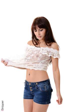 Stripper Picture of Noemi Moon - Noemi Moon is a sexy 23 year old babe from Kiev Ukraine and she is super excited to be making her VirtuaGirl debut. One look at her body and you can tell that Noemi makes a habit of going to the gym and working out. Her physique is smoking hot and you can see the beautiful definition of her muscles as she makes her way across the stage for you. It should come as no surprise that Noemi lists going to the gym as her most favorite hobby. Right now she is focusing on her acting and dancing career but she would like to become a personal trainer some day. Cooking goes hand in hand with keeping up such a beautiful shape and Noemi tells us she is pretty proficient in the kitchen as well. When she's not working or working out Noemi enjoys spending time on the beach and shopping with friends. She wants to get into acro-yoga when she can find the time but until then she just wants to continue to perform for her loving fans! Noemi Moon had also fun doing some tests for our pane-glass project :)