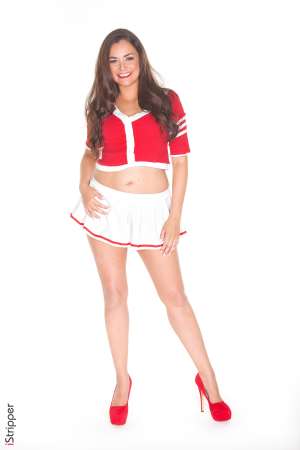 Stripper Picture of Allie Haze - We know you are going to recognize Allie Haze. She is an award winning porn star and we are super stoked to have her dancing here for you! Don't miss this chance to have the AVN 2011 Winner for Most Outrageous Sex Scene give you a private dance that is for your eyes only! Allie Haze was born in California and is the typical California girl. She loves shopping and the beach as well as hanging out with friends and going clubbing at night. Allie describes herself as a total bisexual and she loves the sexual freedom that working in porn gives her. Typically when she's out Allie says men hit on her the most but she enjoys turning the tides and hitting on all the women that catch her eye. In 2015 Allie won her second AVN Award for the Best Three Way Sex Scene and her career shows no signs of slowing. Although Allie works a lot she tells us she tries to find time to feed her shopping compulsion. Shoes and sexy lingerie are big on her list but Allie also loves shopping for new fragrances. She feels that the right perfume can really enhance an intimate night of sexual adventure!