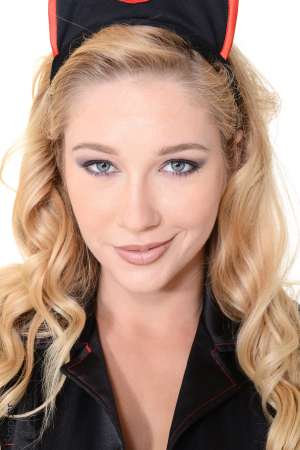 Stripper Picture of Genevieve Gandi - Genevieve Gandi is making her Diva debut with us and we know you are going to love what she's putting out there. This 23-year-old blonde beauty from Russia is a sexy bombshell that prides herself on being a total exhibitionist. Genevieve loves to be in the spotlight always. Whether she is out with friends at a club or performing on stage she likes all eyes to be on her. She is a true performer and she tells us that stripping is the perfect profession for her. Genevieve has always liked to be in the spotlight. She grew up performing for anyone who would watch and actually considered going to University for the performing arts. But a dirty dancing competition got in the way of that. While away on Holiday Genevieve joined the competition with a girlfriend and won! As she left the stage a club owner in the audience told her she should think about dancing professionally and a new career was born! Like any 23-year-old hottie Genevieve lives very much in the now. She considers herself a bit of a party-girl and still enjoys staying out until the sun comes up hitting all the hot clubs. She also enjoys traveling with friends dancing obviously shopping and role playing in bed!