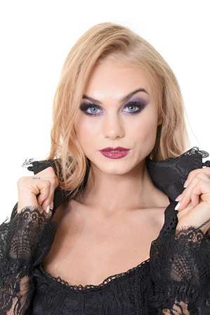 Stripper Picture of Nancy A - Everything about Nancy A is perfect. She's got perfect tits long legs a slammin' body and she is sexy as hell. Nancy is also a budding entrepreneur having launched her own lingerie line for women that want to feel sexy and classy at the same time. Nancy is a lingerie connoisseur and she has worked at many high end lingerie shops over the years. As a matter of fact that is what lead her to become a Diva. Men would ask her to model sexy intimates for their wives as they were shopping and Nancy got a huge charge out of parading around half naked in front of strangers. Now she is at the top of her game with fans around the world and we are proud to have her as one of our featured divas.