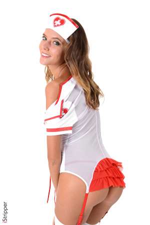 Stripper Picture of Katya Clover - We are proud to bring you the delicious Katya Clover from Vladivostok Russia. We call her delicious because she wears this vanilla and peach body cream that smells like a mouth watering cobbler pie. Katya tells us she tastes as good as she smells and we totally believe her! Katya has a smooth sexiness about her that draws people in. Her hobbies include flirting dancing clubbing and flirting with more flirting thrown in for good measure. Yes Katya is a wild flirt and it's one of the reasons she loves performing so much. Every dance she does is her way of flirting with the world so get ready to get to know every inch of the beautiful and flirty Katya!