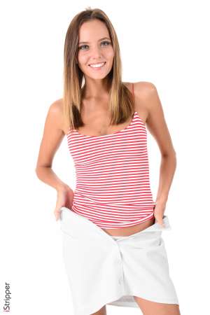 Stripper Picture of Katya Clover - We are proud to bring you the delicious Katya Clover from Vladivostok Russia. We call her delicious because she wears this vanilla and peach body cream that smells like a mouth watering cobbler pie. Katya tells us she tastes as good as she smells and we totally believe her! Katya has a smooth sexiness about her that draws people in. Her hobbies include flirting dancing clubbing and flirting with more flirting thrown in for good measure. Yes Katya is a wild flirt and it's one of the reasons she loves performing so much. Every dance she does is her way of flirting with the world so get ready to get to know every inch of the beautiful and flirty Katya!