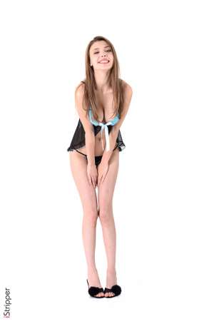 Stripper Picture of Mila Azul - Mila Azul is just 20yo she comes from Ukraine but she had only few time to go back home these last year. In one year she has been recruited by the biggest International productions and it's easy to understand why! Mila is long & slim she has an incredible generous breast (all natural) long shiny & voluptuous hair and a cute little face. Mila's temper is amazing she's fresh dynamic fun playful and gracious! A rare jewel and a real chance for iStripper! Come back whenever you want Mila!