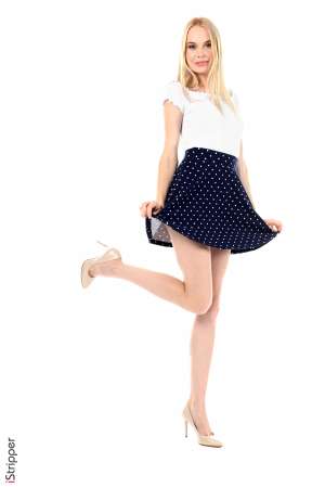 Stripper Picture of Maria Rubio - Maria Rubio comes from Sebastopol Ukraine. She's 25. She started her career in 2016 and chose to only do erotic solo shows. She's very tall and slim and she loves wearing high heels :) She's a fan of rock n roll music. Full of surprise Maria told us she has several hundreds hours of playgame on DOTA online where she has tons of followers :) The same will for sure happen on iStripper :)