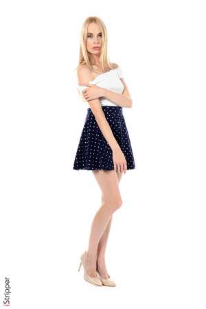 Stripper Picture of Maria Rubio - Maria Rubio comes from Sebastopol Ukraine. She's 25. She started her career in 2016 and chose to only do erotic solo shows. She's very tall and slim and she loves wearing high heels :) She's a fan of rock n roll music. Full of surprise Maria told us she has several hundreds hours of playgame on DOTA online where she has tons of followers :) The same will for sure happen on iStripper :)