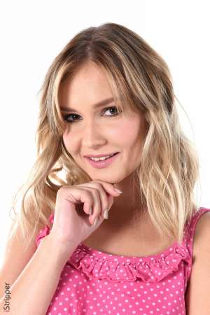 Stripper Picture of Bogdana - Bogdana is born in Kiev in 1995. She's quite a new face in the adult modelling and her career promises to be as long as she desires if you consider the perfection of her body and her charming smile... Bogdana goes jogging EVERY DAY of the year and spends the rest of her free time reading classical literature... we can easely image her lying on her sofa with big pink socks and a cup of tea :) Dancing is for her the recipe for a good mood and she gives her the impression that she's dancing all day long!