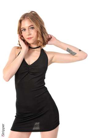 Stripper Picture of Shayla - Shayla is just 21 she comes from Ukraine and is very new to the adult modeling. She's a shy slim beauty with a soft skin and touching poses. Shayla dreams of moving to the United States. She plays the piano and drums and spend most of her free time at home in comfortable pyjamas playing music and hugging her dogs...