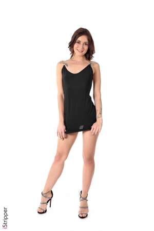 Stripper Picture of Mina K - Mina comes from Latvia she's 24 and started the adventure of adult modeling in 2016. Mina is a false shy she first seems quiet and shy but when the camera's on she becomes an amazing seducer and a real hedonist! She has a tatoo on each shoulder and a recent one on her arm. Apart from sexual pleasure Mina loves reading cooking and traveling!