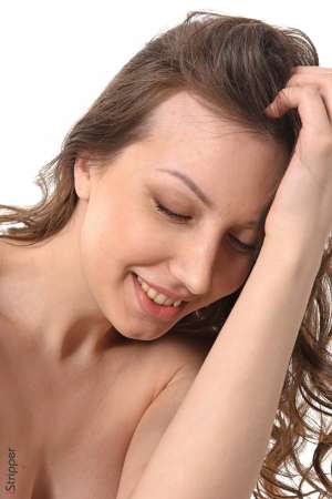 Stripper Picture of Irene - Here is Irene young beauty from Kiev where she's born in July 1996. Irene is a professional singer in her country she has this little something that only stars can have! And she loves being on stage and attract attention! Irene is crazy about her dog that she brings with her every where! She told us that she prefers to live alone with her dog than with any one else and she plans to settle in Liban with her four-legged companion :)