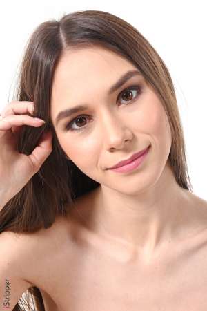 Stripper Picture of Leona Mia - Leona comes from Kazan Russia and it's very easy to guess why she's so proud of it! Kazan has an incredible sense of aestheticism and it has probably influenced Leona! Leona is 24 years old she is a very thin beauty with incredibly long shiny hair and a smile that could melt all the ice of her country... People often think that she's Little Caprice's sister just to give you an idea of what you can expect with her shows... She started her career in 2018 and has already worked for the biggest! Keep a close eye on Leona's career she hasn't finished to surprise us...