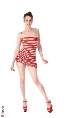 Stripper Picture of Little Candy - Here is a young redhead with a strong character! Little Candy comes from Russia where she is studying law. She began modeling in Moscow to finance her studies and became involved in the game and the pleasure of seduction .... Since then she travels all over the world - and she loves it to shoot in prestigious places. She likes to take pictures and meet new people.