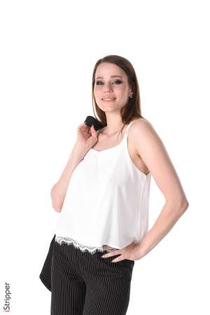 Stripper Picture of Little Candy - Here is a young redhead with a strong character! Little Candy comes from Russia where she is studying law. She began modeling in Moscow to finance her studies and became involved in the game and the pleasure of seduction .... Since then she travels all over the world - and she loves it to shoot in prestigious places. She likes to take pictures and meet new people.