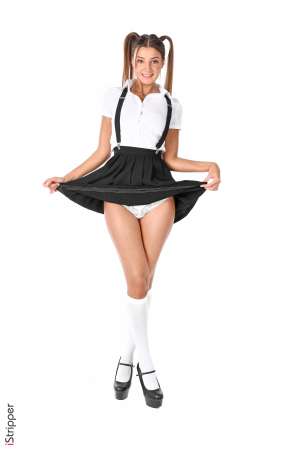 Stripper Picture of Melena Maria Rya - Melena Maria Rya is the very definition of hot! Her body is perfect and we know you are going to love watching her get naked. See the nipples on her tiny tits harden as she starts to move and look into her eyes as she takes it all off. Melena has already made a name for herself as a porn star but now she wants her fans to get to know her on a more personal level as she dances for you in private.