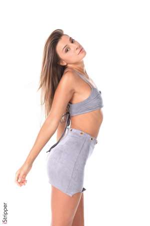 Stripper Picture of Melena Maria Rya - Melena Maria Rya is the very definition of hot! Her body is perfect and we know you are going to love watching her get naked. See the nipples on her tiny tits harden as she starts to move and look into her eyes as she takes it all off. Melena has already made a name for herself as a porn star but now she wants her fans to get to know her on a more personal level as she dances for you in private.