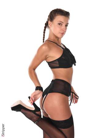 Stripper Picture of Melena Maria Rya - Melena Maria Rya is the very definition of hot! Her body is perfect and we know you are going to love watching her get naked. See the nipples on her tiny tits harden as she starts to move and look into her eyes as she takes it all off. Melena has already made a name for herself as a porn star but now she wants her fans to get to know her on a more personal level as she dances for you in private.