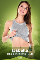 12/22/2019 e1332 - Taking The Scenic Route Gallery with Nude Model Isabelle from iStripper