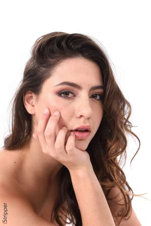 Stripper Picture of Jessika - Jessika is an amazing brunette from Canada where she's born 20 years ago. Her plastic enticed her to start stripping in front of a camera but she's not a professional model... Sharing her beauty with you is a hobby for her and you will not see her any where else on Internet. Keep Jessika in the velvet case of iStripper and enjoy one of the rarest pearl you'll ever have the chance to admire...