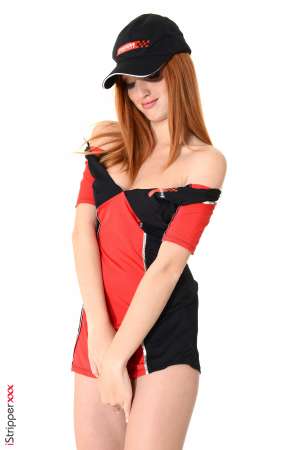 Stripper Picture of The Red Fox - Calling herself The Red Fox this beauty from the Ukraine considers herself a performance artist. Yes she is a stripper but every dance is intimate to her and she wants it to be incredibly intimate for you to watch. The Red Fox studied Art History and Acting at University which is when she started dancing erotically to pay for tuition. Soon she found it more pleasurable to dance on stage and feel the sexual energy generated by the crowd then to study from a book all day. And that is when The Red Fox was created. Now you can enjoy every curve of her body and every roll of her hip as often as you want when you download her world famous stage shows.