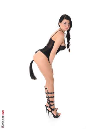 Stripper Picture of Lucy Li - Lucy Li is a certified athletic trainer that discovered her love of stripping when she began teaching a pole dancing class. Lucy was asked to fill in for a colleague one day and run an aerobic pole dancing class and from the moment the cold pole hit her hands she was hooked! Lucy gets off on the empowerment she gets when stripping for an audience. She is in control she is running the show and she is sharing her innermost sexuality with you right there on stage.