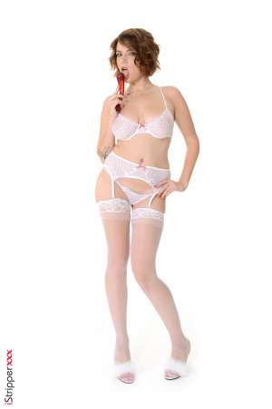 Stripper Picture of Marina Visconti - Marina Visconti is a hot 20 year old from Russia that expects all eyes to be on her when she enters a room. She is incredibly self confident and she always goes after what she wants especially when it comes to lovers. Marina describes herself as a sexual extrovert that enjoys exploring all aspects of erotica. She has a large sex toy collection and she enjoys both men and women in her bed. Marina's very proud of her passport since it documents all her world travels and she enjoys spending weeks at a time in new and exotic locations.