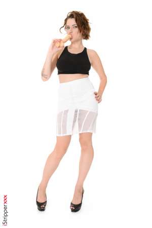 Stripper Picture of Marina Visconti - Marina Visconti is a hot 20 year old from Russia that expects all eyes to be on her when she enters a room. She is incredibly self confident and she always goes after what she wants especially when it comes to lovers. Marina describes herself as a sexual extrovert that enjoys exploring all aspects of erotica. She has a large sex toy collection and she enjoys both men and women in her bed. Marina's very proud of her passport since it documents all her world travels and she enjoys spending weeks at a time in new and exotic locations.