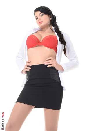 Stripper Picture of Lucy Li - Lucy Li is a certified athletic trainer that discovered her love of stripping when she began teaching a pole dancing class. Lucy was asked to fill in for a colleague one day and run an aerobic pole dancing class and from the moment the cold pole hit her hands she was hooked! Lucy gets off on the empowerment she gets when stripping for an audience. She is in control she is running the show and she is sharing her innermost sexuality with you right there on stage.