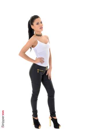 Stripper Picture of Apolonia - Apolonia is a beautiful babe from Spain and she can't wait to get naked for you. As a matter of fact Apolonia may look familiar when she gets naked because she is a world famous pornstar! Apolonia or 