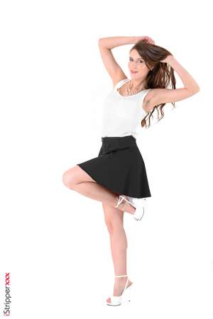 Stripper Picture of Mikki - Mikki is a young blue eyes beauty from Ukraine. Born in 1994 she just started her career in 2017 and only a few productions had the chance to have her yet! Sensual delicate with a real sense of acting and a perfect slim body Mikki delivers highly teasing stripteases! It's a great chance for iStripper to have such freshness!