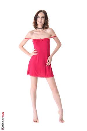 Stripper Picture of Sade Mare - There is something pure with Sade Mare. Her amazingly thin body and the velvet of her moves make her almost unreal... Sade Mare is 24 years old she comes from Roma Italy where she's been studying making up in parallel of her adult career. Hurry to pick up and collect her shows!