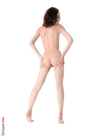 Stripper Picture of Sade Mare - There is something pure with Sade Mare. Her amazingly thin body and the velvet of her moves make her almost unreal... Sade Mare is 24 years old she comes from Roma Italy where she's been studying making up in parallel of her adult career. Hurry to pick up and collect her shows!