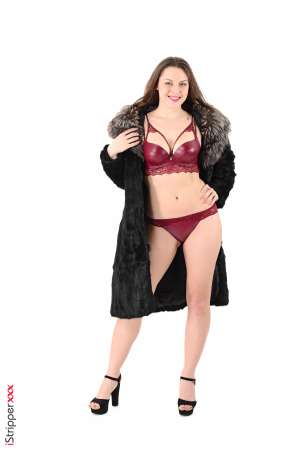 Stripper Picture of Sofia Curly - Sofia is a Sun! She's born in Belarus 28 years ago and lives in Italy and the best I can say about her to sump up her physic and temper is that she got the best of these two countries! I'm sure you see what I mean... She just started a career in adult and she said she looove shooting for iStripper! She studies psychology and wants to go in that direction after her career in adult.