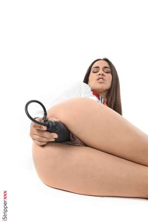 Stripper Picture of Ginebra Bellucci - Ginebra is an amazing spanish girl born in Barcelona in 1996 and very good friend with Apolonia Lapietra. She started her career in 2018 and did not stop shooting a single day since then! Have a look to her face & body and you will immediately understand why! Ginebra is totally extrovert she loves new experiences and never says no! And when she has the chance to relax for a while she loves cooking in music read and have a good swim in the sea...