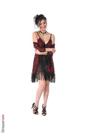 Stripper Picture of Ava Black - Ava Black is born in 2000 in Hungary. She's a tall & brunette beauty with a large natural breast and a sparkling temperament! She just started her career in 2018 and already worked for several international productions. Apart from modelling Ava loves cooking for her friends; she told us she loves traveling to discover other countries' habits and recipes :) Sometimes she even has the nerve to enter the kitchens of big restaurants to cook with famous chefs :)