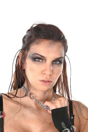 Stripper Picture of Baileys - Here is our new Diva named Baileys. One meter eighty long brown hair intense blue eyes and infinite legs. Sometimes femme fatale sometimes reserved full of surprises and very playful this incredible woman has the ability to transport you in a few seconds in her vibrant & expectional erotic universe.