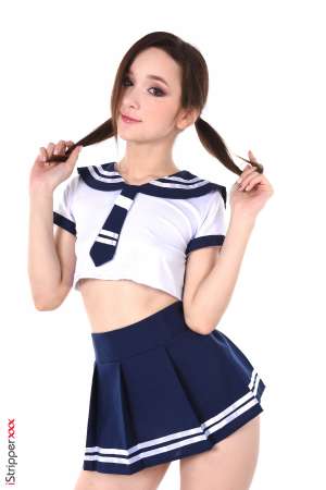 Stripper Picture of Ellie Leen - Ellie Leen comes from Russia she is 22 years old. Ellie has a sweet little body and a shy smile she is very delicate and has a lot of sensuality. She started her career as a cam girl (still her main activity) and she rarely accepts to work for some external productions which makes her presence on iStripper even more precious! Ellie is a cameleon it was a real pleasure getting her wear very different outfits and styles which all suited her so well! No doubt you will enjoy her performances!!!